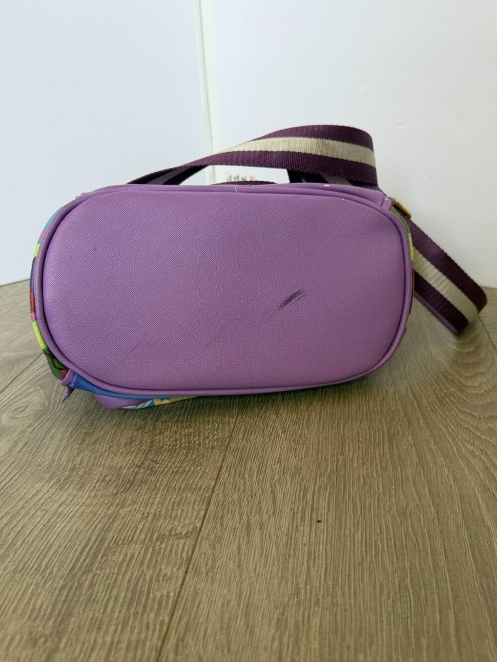 Disney Princess Mulan Mini Backpack Purple Faux Leather Book Bag 2020 11" - Picture 9 of 12